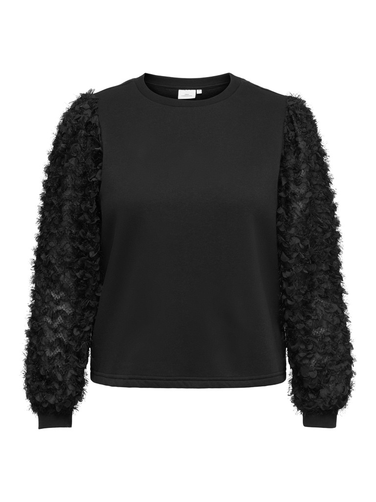 Φούτερ με ανάγλυφα μανίκια Plus size - Image 7