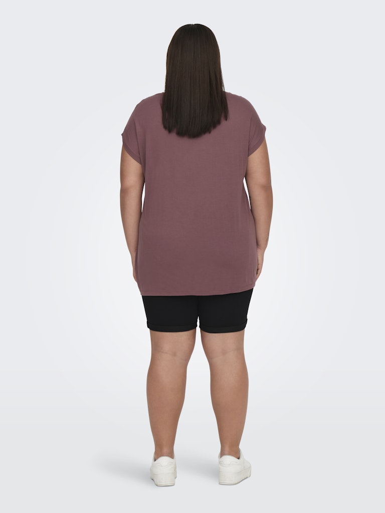 Μπλούζα με δαντέλα και κοντά μανίκια Plus size - Image 3