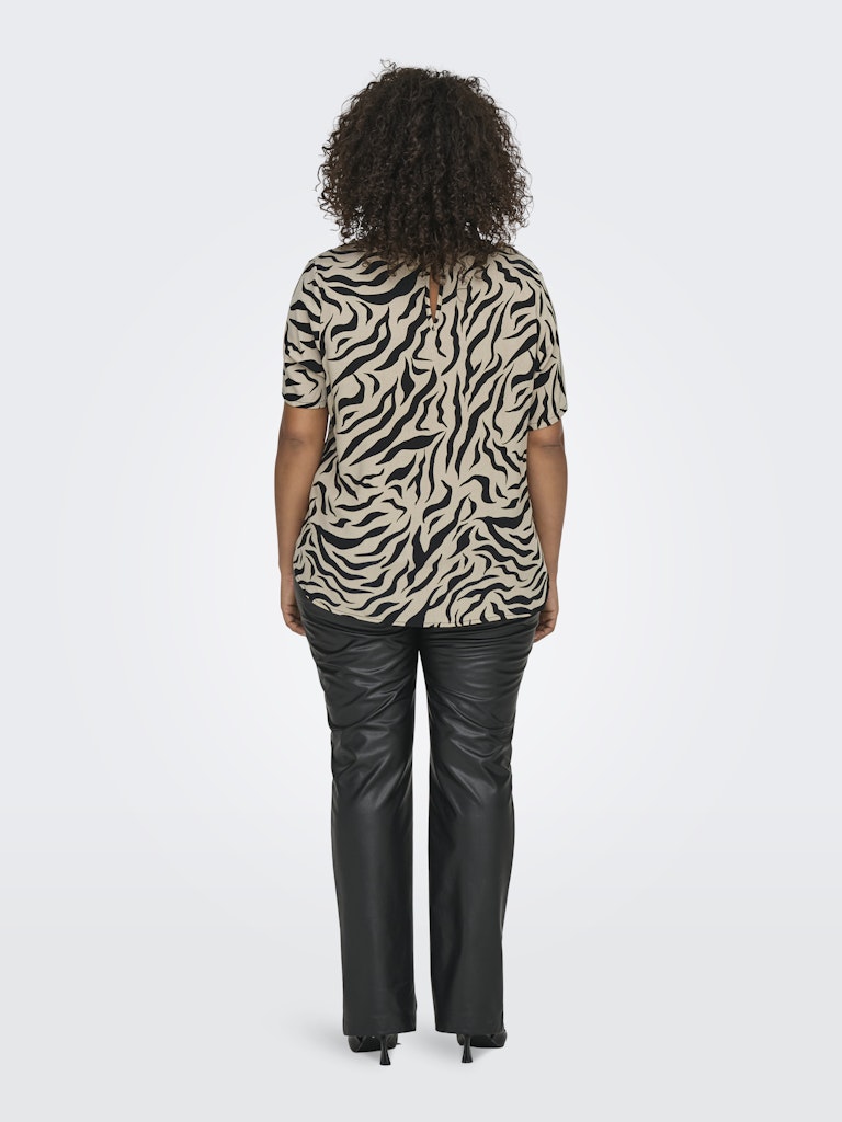Μπλούζα κοντομάνικη animal print - Image 4