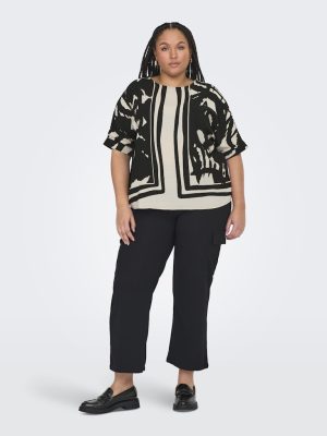 Alternative view of Μπλούζα εμπριμέ κοντομάνικη