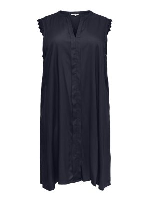 Αμάνικο φόρεμα κοντό με V