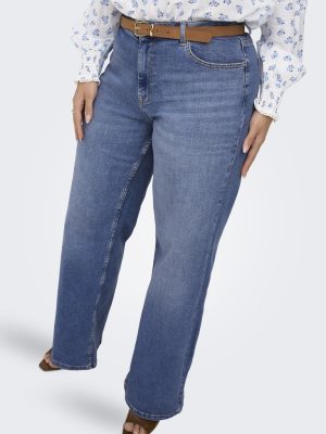 Alternative view of Παντελόνι σε φαρδιά γραμμή plus size