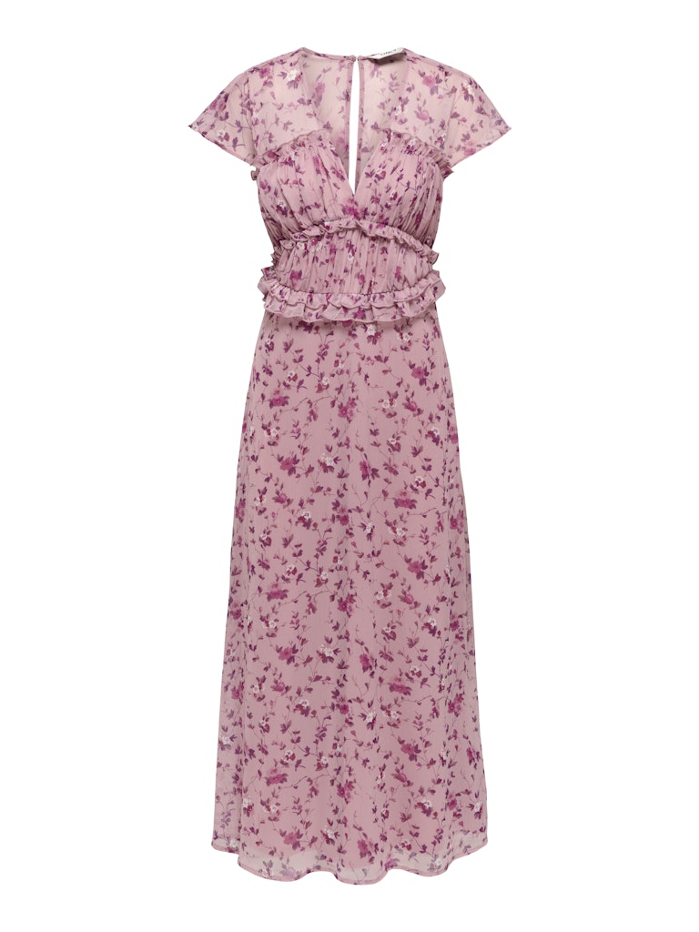 Maxi floral φόρεμα κρουαζέ - Image 6