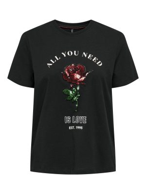 T-shirt με στάμπα