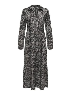 Alternative view of Μακρύ φόρεμα με animal print