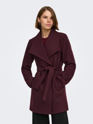 ONLTRISH WRAP COAT BF OTW