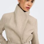 ONLTRISH WRAP COAT BF OTW