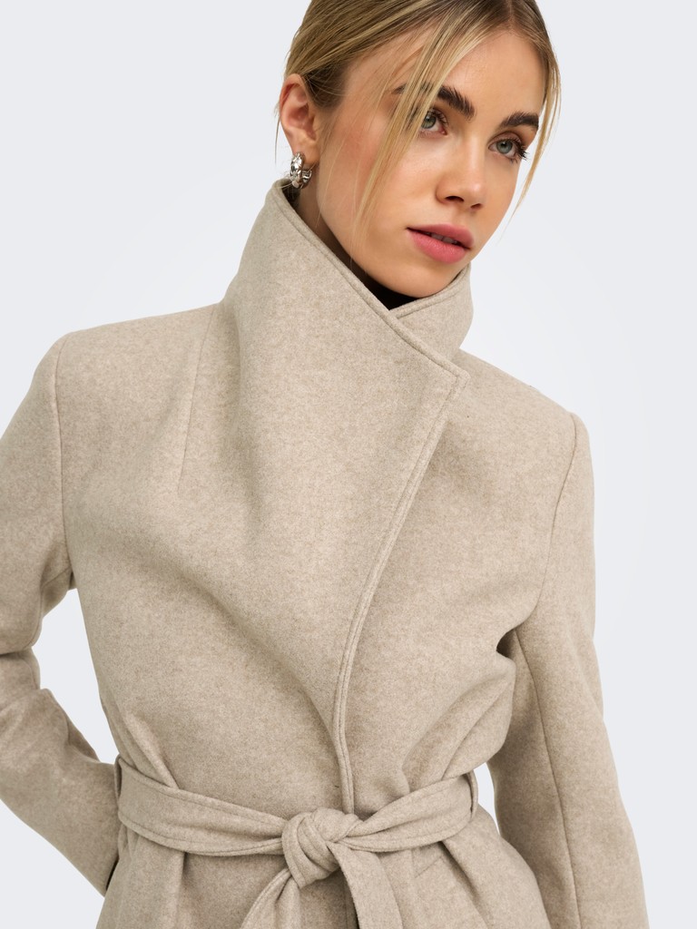 ONLTRISH WRAP COAT BF OTW