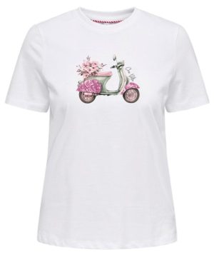 Alternative view of T-shirt με στάμπα scooter