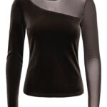 ONLSMOOTH L/S MESH MIX TOP BOX JRS