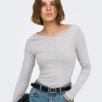 ONLRILEY L/S BOATNECK TOP JRS
