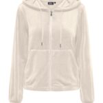 ONLREBEL L/S ZIP HOOD SWT