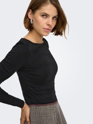 ONLRILEY L/S BOATNECK TOP JRS
