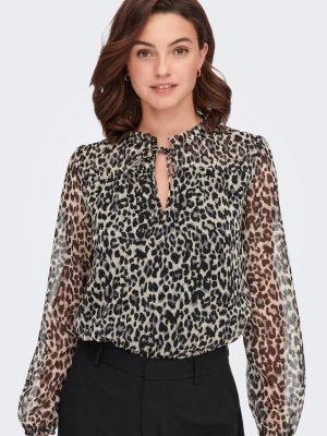 Μπλούζα με animal print