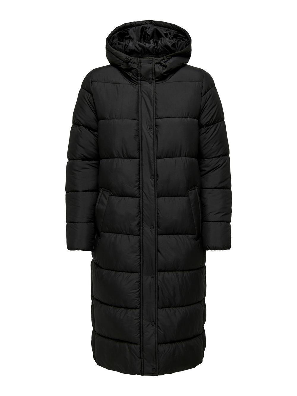ONLY Μπουφάν puffer μακρύ - Μαύρο - 5