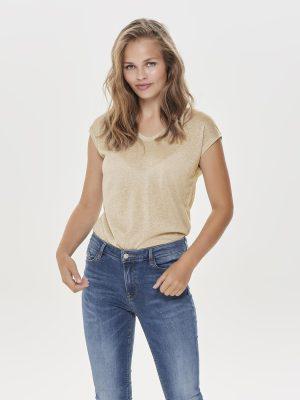 Alternative view of Κοντομάνικη μπλούζα lurex