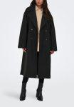 Παλτό oversized με σταυρωτό κούμπωμα