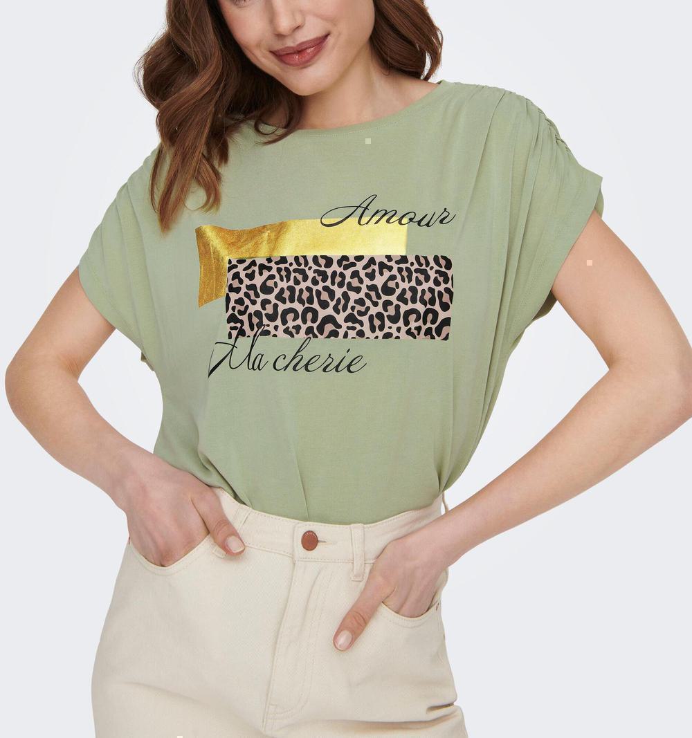 T-shirt με στάμπα