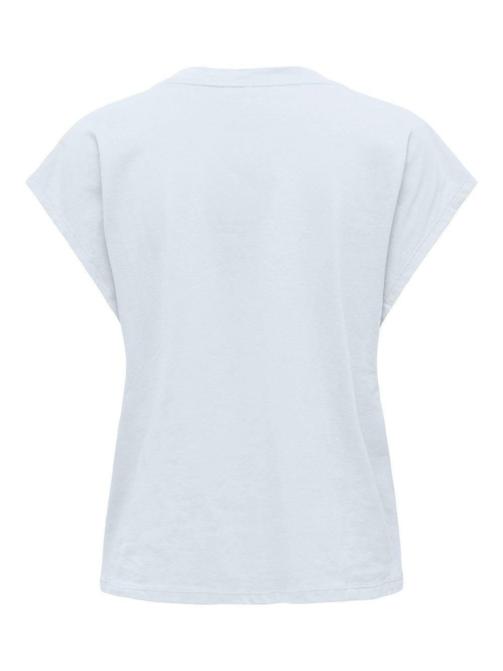 T-shirt με V - Image 2