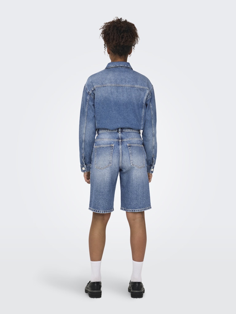 Βερμούδα τζιν ψηλόμεση denim - Image 4