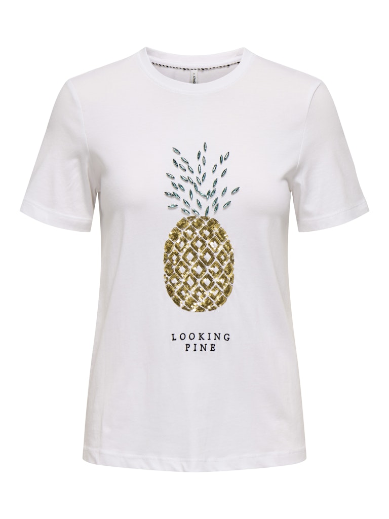 T-shirt με στάμπα ανανά - Image 2