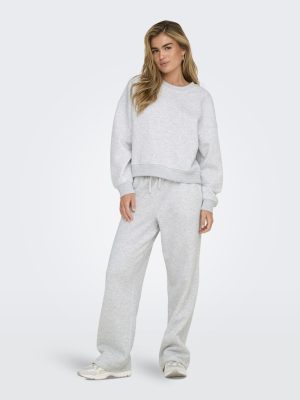 Alternative view of Μπλούζα φούτερ με στρογγυλή λαιμόκοψη και λάστιχο