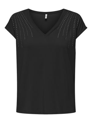 T-shirt με στράς