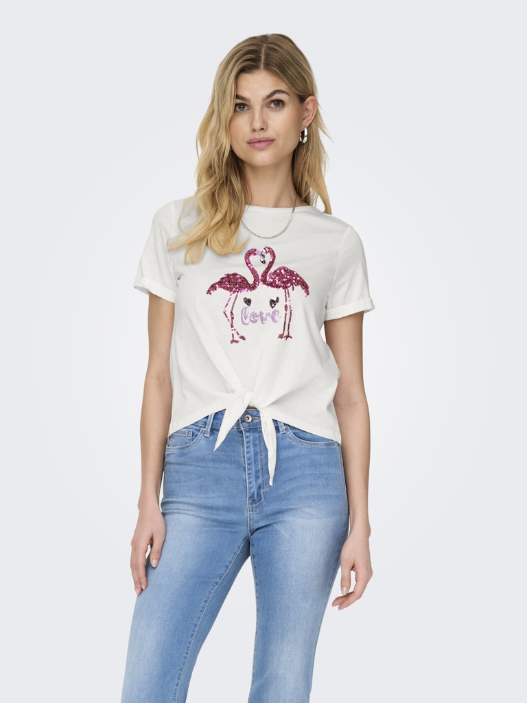 T-shirt με παγιέτα