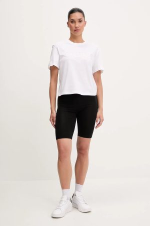 Alternative view of Μπλούζα λευκή Guess με logo