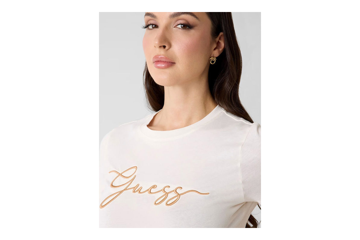 T-shirt με κεντημένο logo μπροστά - Image 2