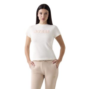 Μπλούζα κοντομάνικη με λογότυπο στο στήθος