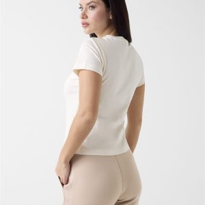 Alternative view of Μπλούζα κοντομάνικη με λογότυπο στο στήθος