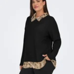caralba long sleeve mix top 2 1785915054