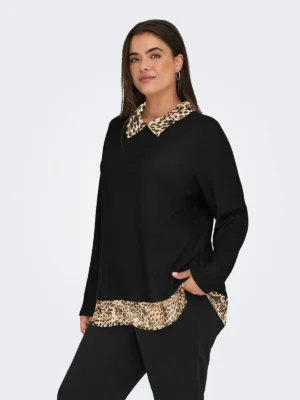 caralba long sleeve mix top 2 1785915054
