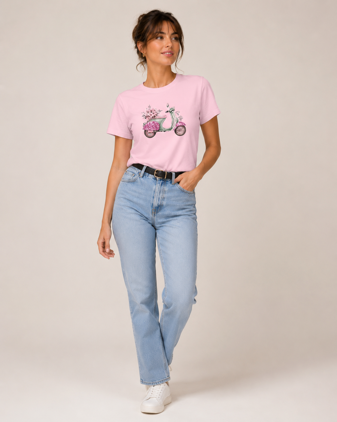 T-shirt με τύπωμα scooter - Image 2