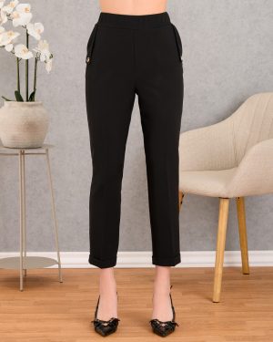 Alternative view of Παντελόνι σε στενή γραμμή