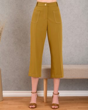 Παντελόνι crop σε ίσια γραμμή