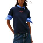 dw0dw21842 c1g tommyjeans women t shirt blue 1