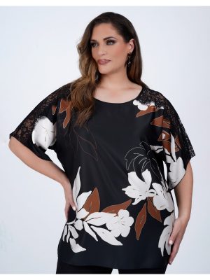 Exotic print μπλούζα