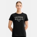 T-shirt guess gloria με λογότυπο
