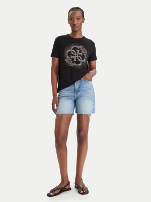 Alternative view of T-shirt με logo και στρας λεπτομέρεια