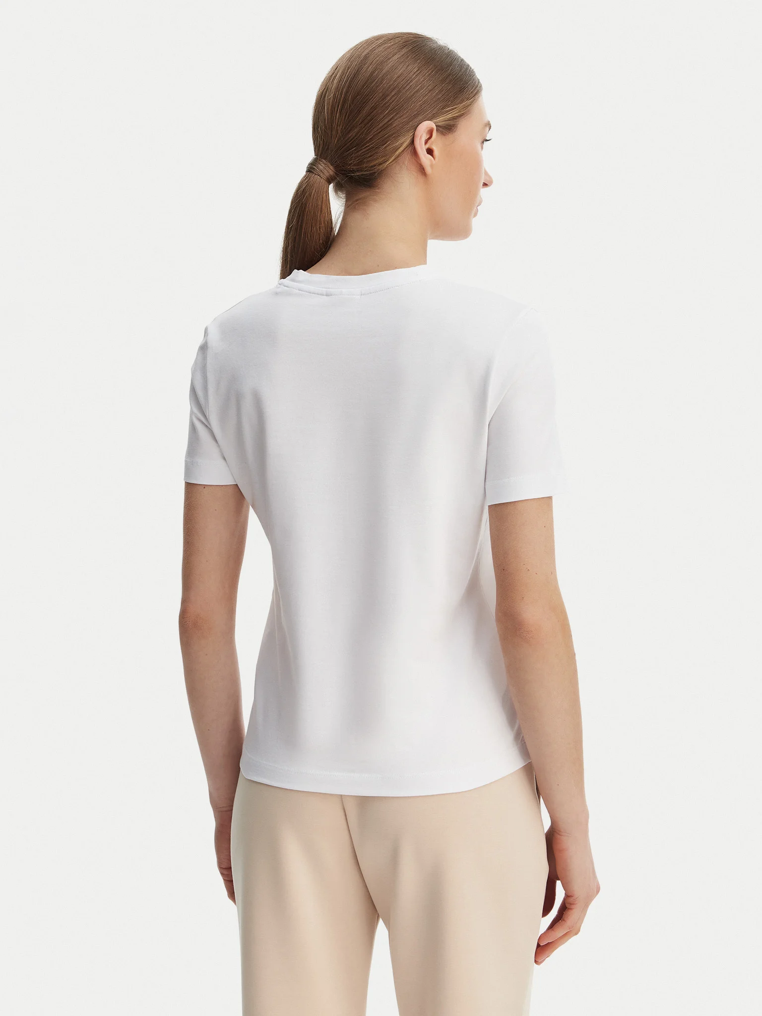 T-shirt με strass logo print - Image 3