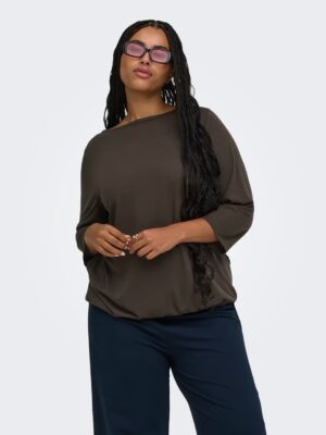 only carcarlinne3 4boatnecktopjrs kafέ