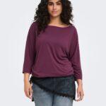 only carcarlinne3 4boatnecktopjrs red