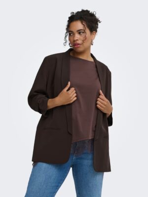 only carelly3 4blazertlrnoos brown