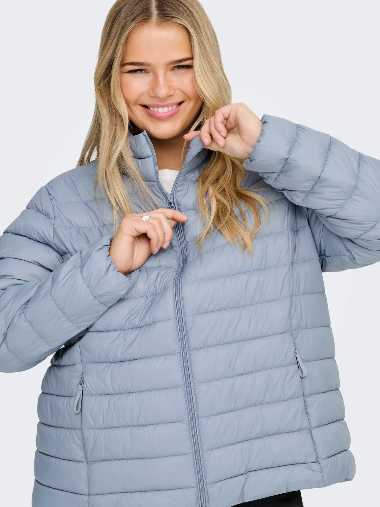 Plus size καπιτονέ μπουφάν ελαφρύ - Image 3