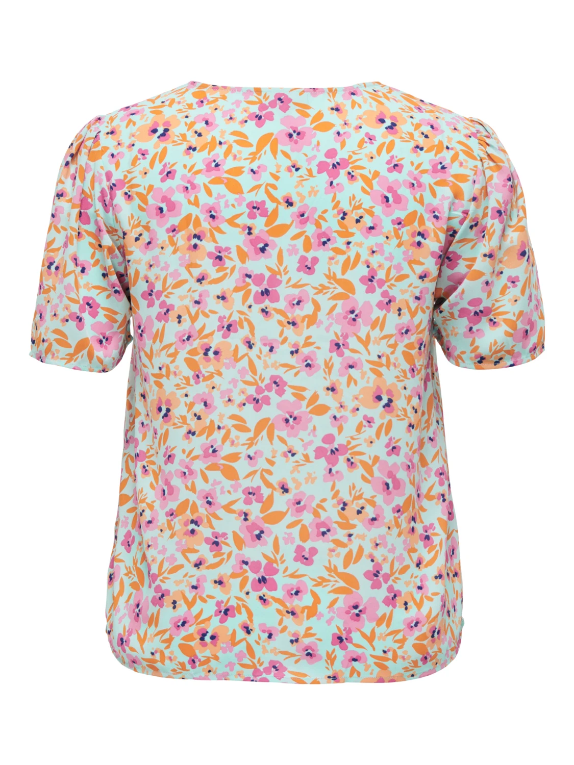 Τοπ floral με V - Image 6