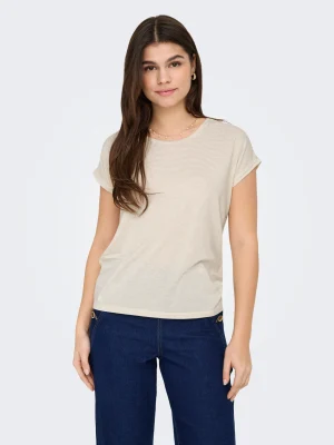 Μπλούζα κοντομάνικη με λεπτή ρίγα