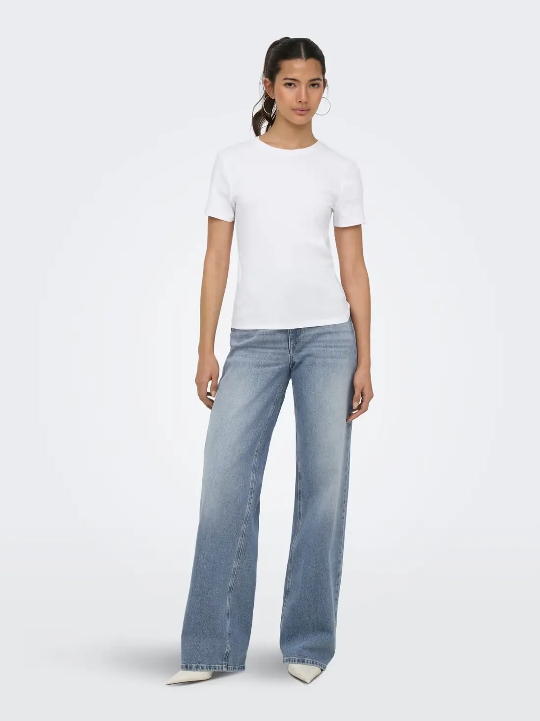 T-Shirt μονόχρωμο - Image 3
