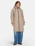 Μακρύ puffer μπουφάν
